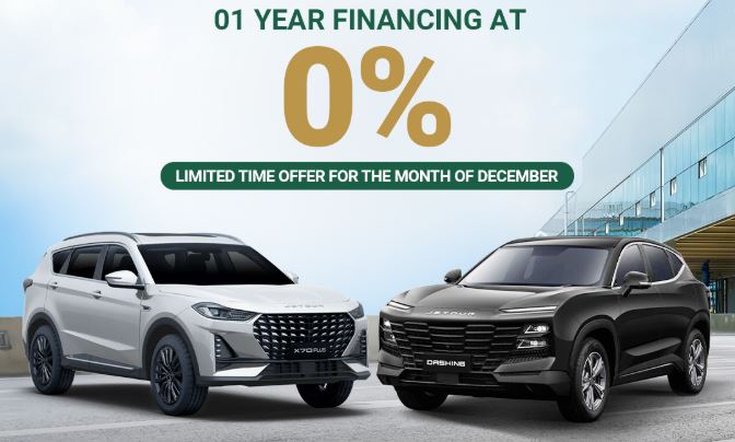 Jetour Dashing And X70 Plus Zero Markup Financing Offer