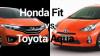 Honda Fit Hybrid versus Toyota Aqua