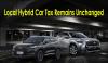 Sales Tax Remains Unchanged for Local Hybrid Cars